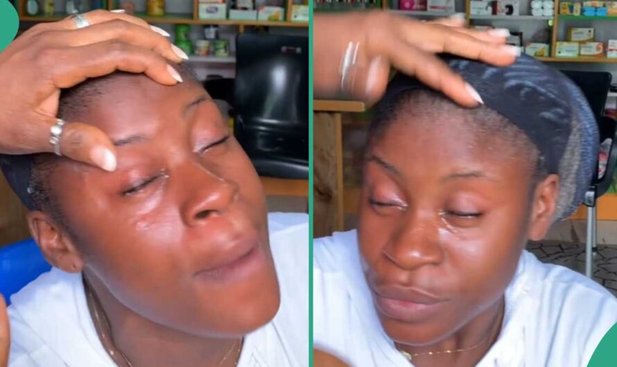 Lady Who Fixed Eye Contact Lenses Cries To Remove it Immediately, Video Trends Online