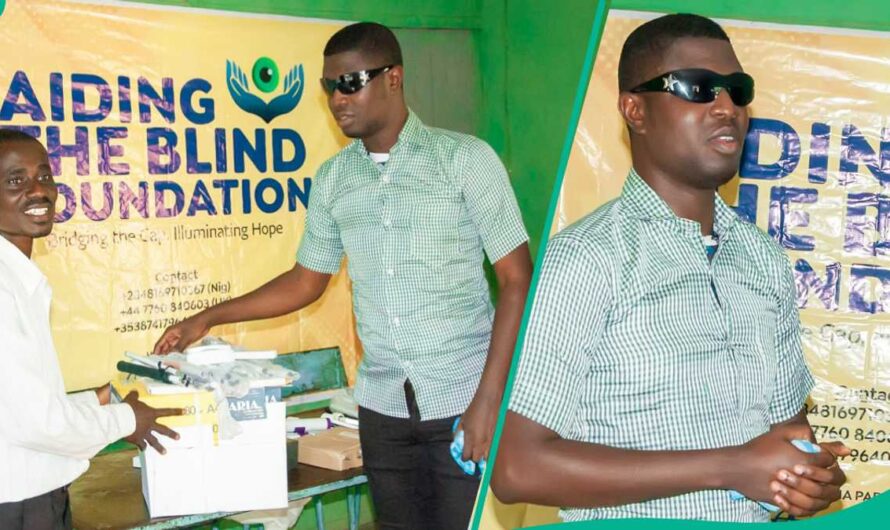 Visually Impaired Man Donates Talking Clocks, Other Items to Blind School, Shares Touching Story