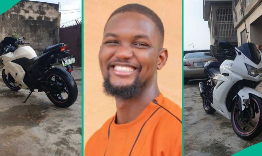 Man Sells His Bike For N1.2m To Get Workshop After Landlord Told Him To Stop Working At Home