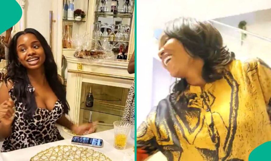 Priscilla Teaches Her Mum Iyabo Ojo New Dance Steps, Video Warms Hearts: “She Dey Give Joy”