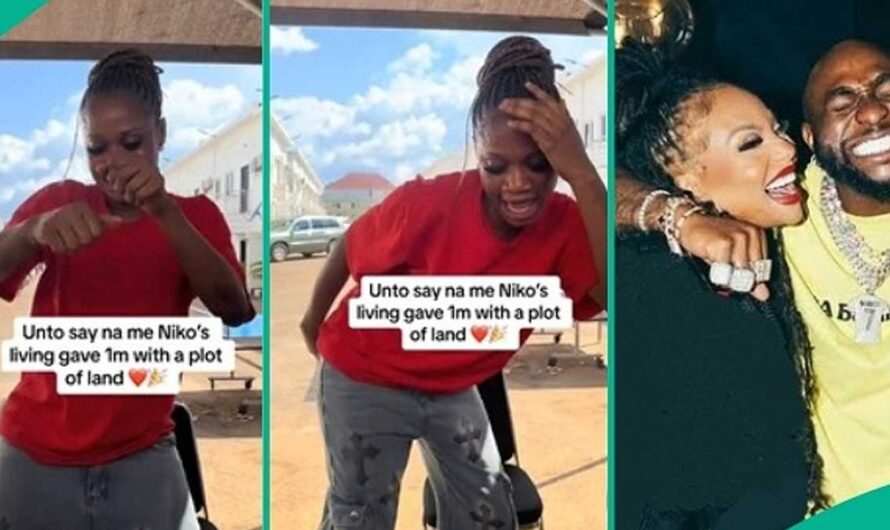 Lady Dances in Video after Davido’s Cousin Nikos Living Gifted Her Plot of Land, N1 Million