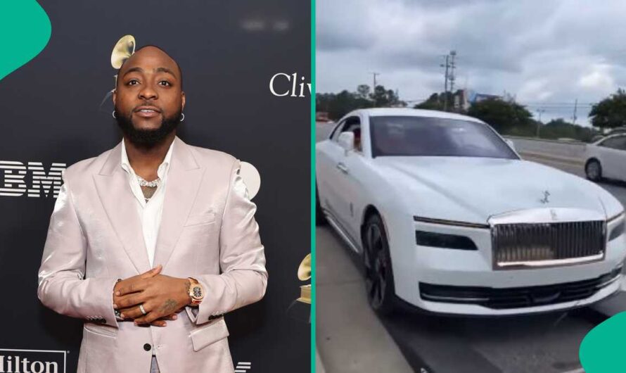 Davido’s Fully Electric Rolls-Royce Spectre 2024 Arrives Nigeria, Price of Whip Causes Stir