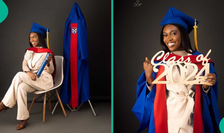 First-class Graduate From Afe Babalola University Bags 5.0 CGPA, Shares Lovely Photos