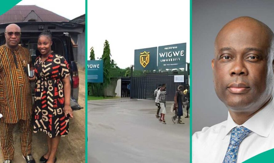 Wigwe University: Dad Speaks after Dropping Daughter off at School Owned by Late Access Bank CEO