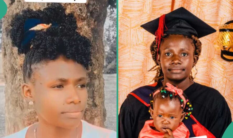 Mother Who Graduated From University Laments As No Family Member Came To Celebrate With Her