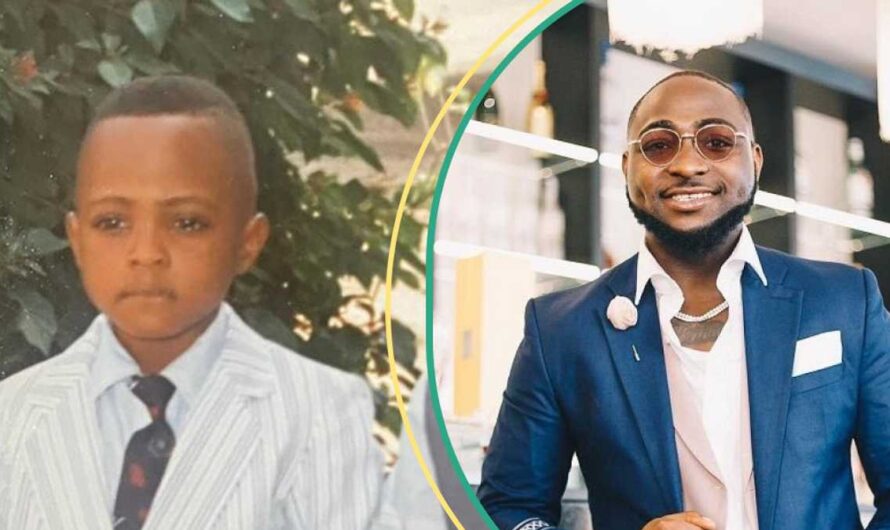 Video of Young Davido Flaunting Dad’s Lavish Garage Leaves Netizens Gushing: “Spoilt Kid”