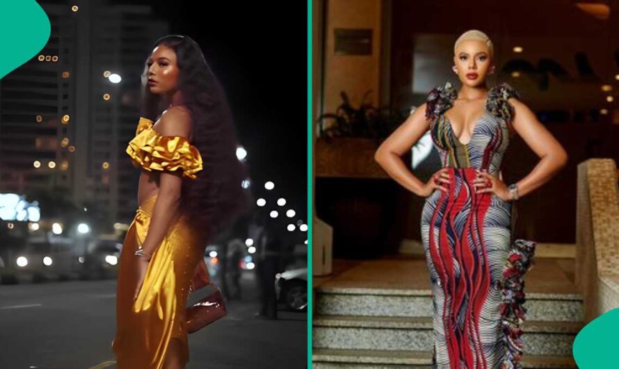 Nancy Isime Looks Hot In Sultry Gold Outfit, Gives Show-stopping Vibe: “Your Glow Is Unmatched”