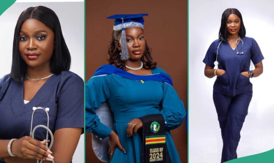 Elegant Lady With Enchanting Beauty Graduates From Evangel University Akaeze As Qualified Nurse