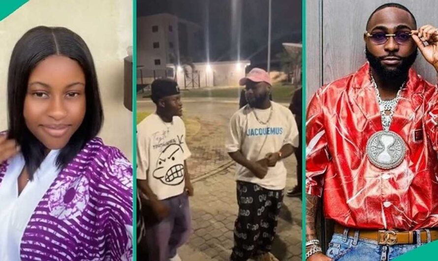 Lady Emotional as Brother Who’s a Dancer Meets Davido to Teach Him Dance Steps, Video Trends