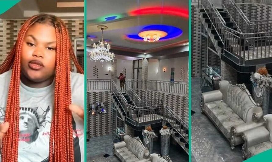 Mixed Reactions as Lady Flaunts Interior Design of Family’s Mansion, Video Goes Viral