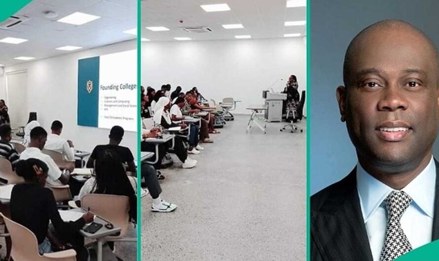 Nigerians Compare Wigwe University to Harvard as New Photos Show High-class Lecture Rooms