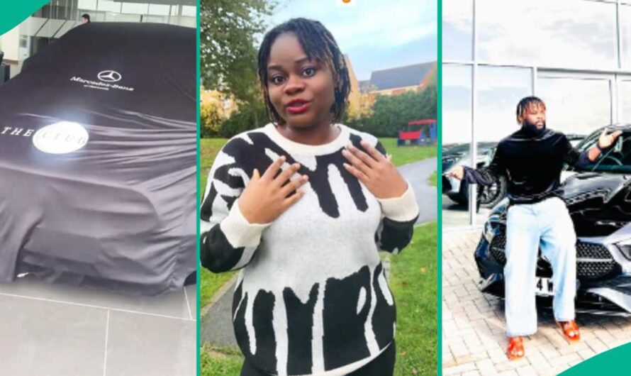 Man Upgrades Wife’s Car to New Mercedes Benz 2024 Model, She Hails Him