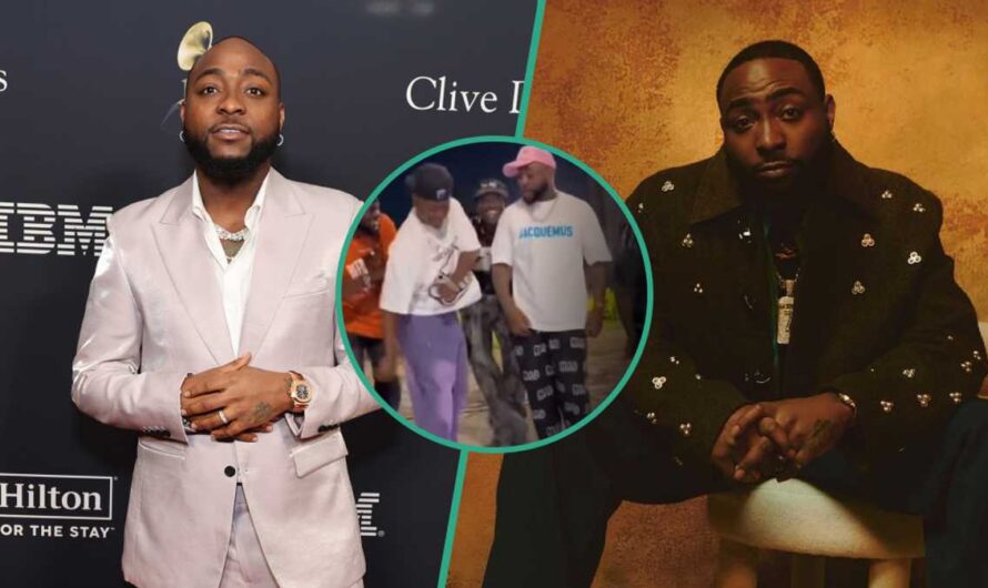 Davido Finally Meets Creator of Dodo Dance, Busts Some Moves With Them, Clip Trends: “Joy Giver”