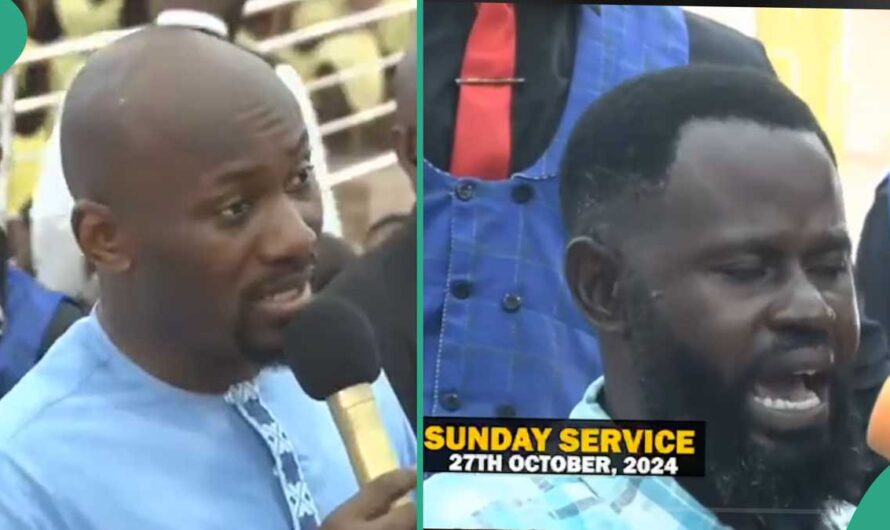 Apostle Johnson Suleman Gives Man N1 Million To Man in Financial Distress During Church Service