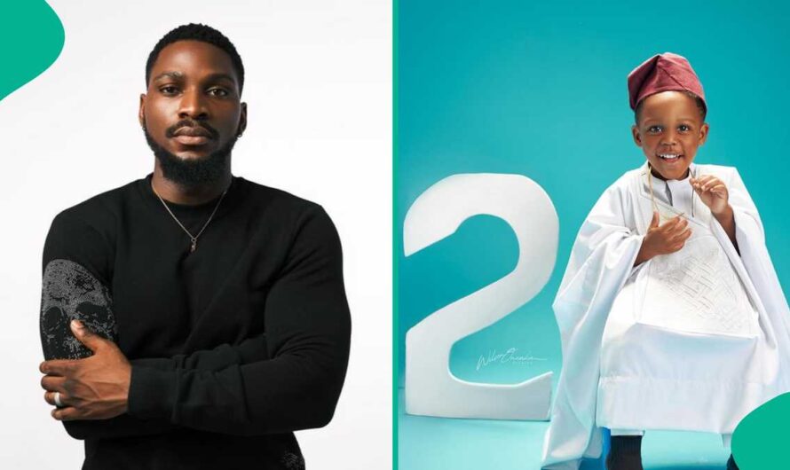 Tobi Bakre Expresses ‘Fear’ as His Son Points Out Man’s Big Stomach: “He Thinks You Are Superhero”