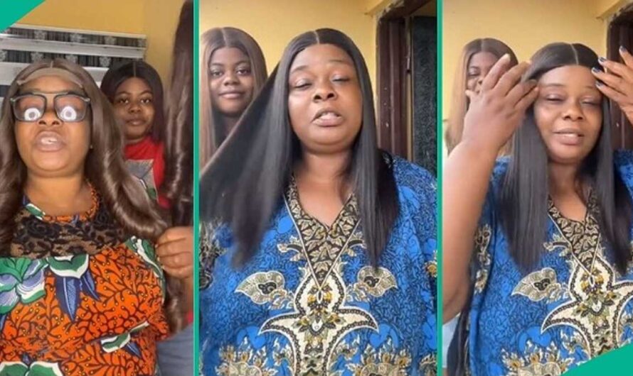 Nigerian Hair Vendor Turns Mum to Influencer, Pays Her to Advertise Business in Video, People React