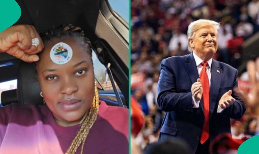 US Election: 2baba’s Ex-partner Pero Adeniyi Declares Vote for Trump, “Woman Not Supporting Woman”