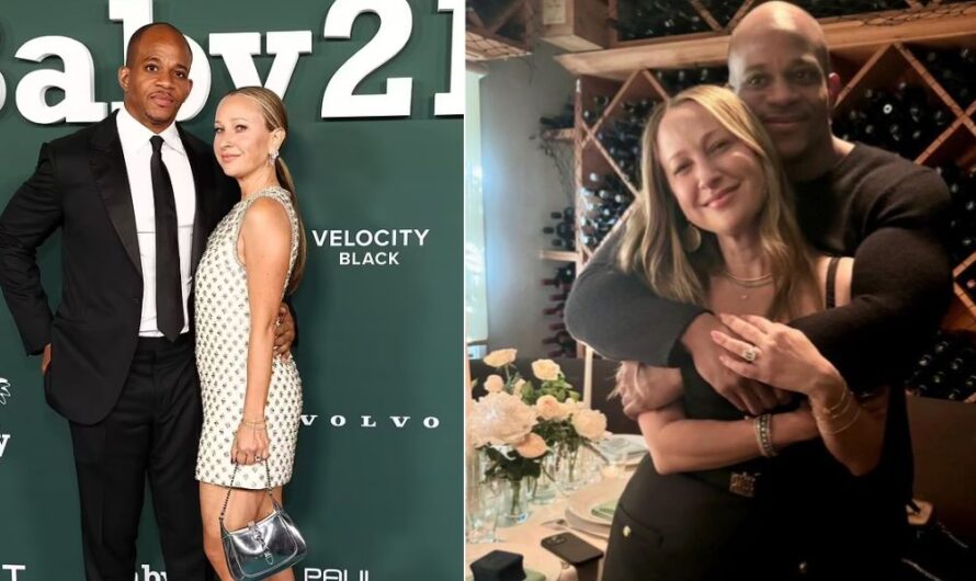 33-year-old Nigerian billionaire heir Geoffrey Ogunlesi engages 47-year-old American fiancée with $500k diamond ring (Photos)