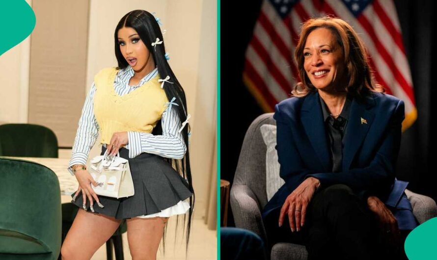 US Election: Cardi B Continues to Throw Her Weight Behind Kamala Harris, “We Need a Hail Mary”