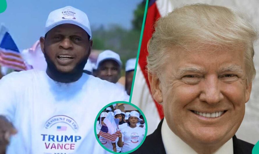 US Election: Nigerian Artiste’s Song About Donald Trump As He Edges Closer to Victory Goes Viral