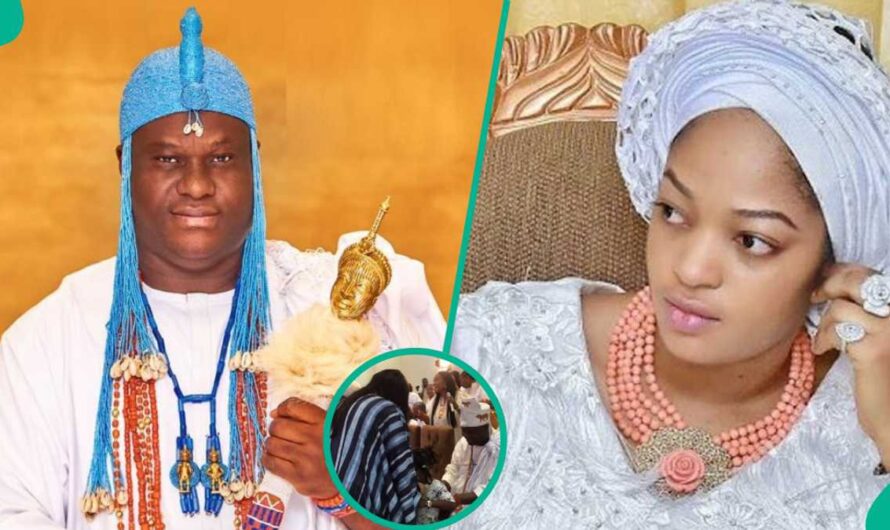 Video As Ooni of Ife Reunites With Prophetess Naomi, Their Son at a Party: “She Is Coming Back”