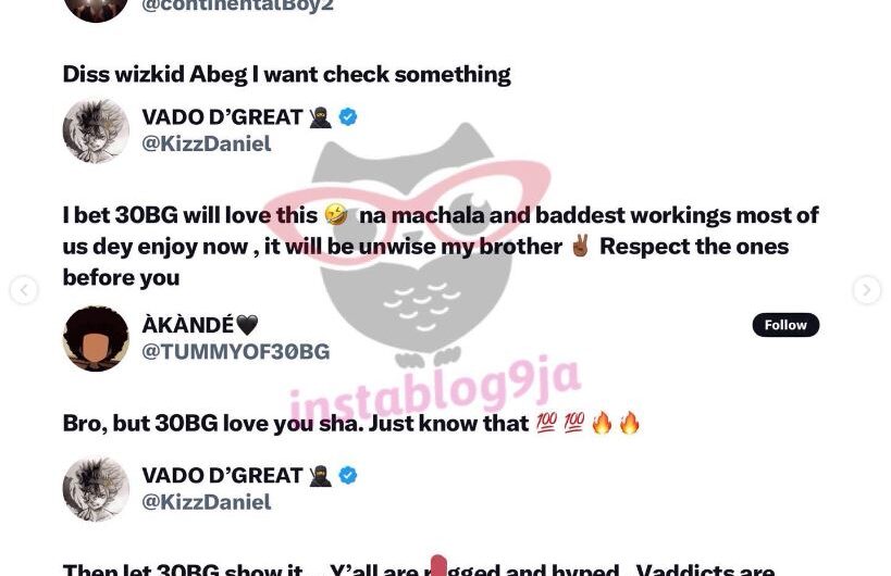 I can’t drag Wizkid, he is way ahead of me – Singer Kizz Daniel replies Davido fan