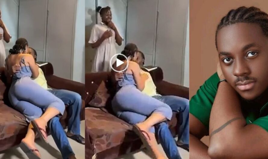 “Ned Nwoko will be unhappy” – Netizens react to actor Peter Kumba loved-up scene with actress Regina Daniels (Video)