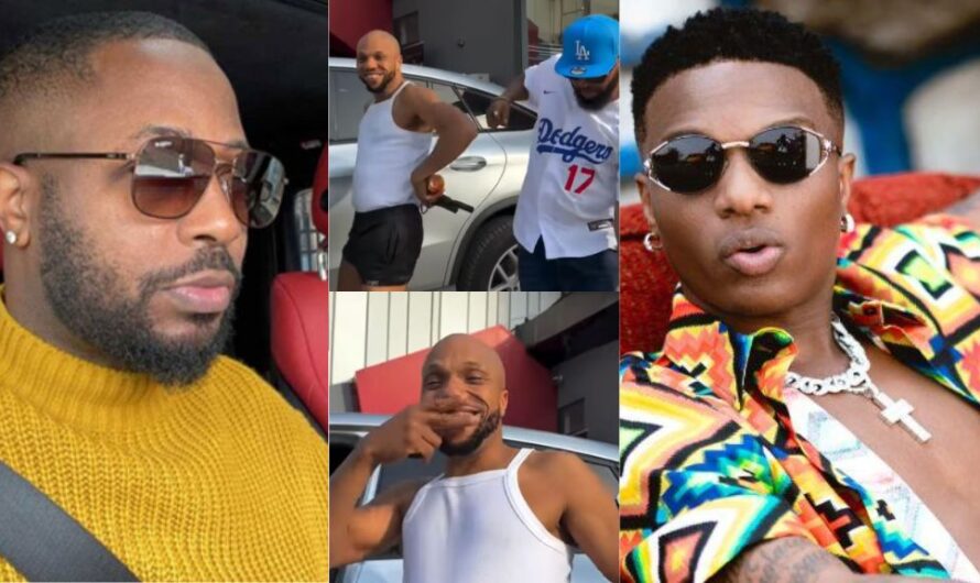 “I’m unhappy, u’re a Wizkid fan” – Tunde Ednut tells Charles Okocha following video of him dancing to Wizkid hit song “Dance” (Watch)