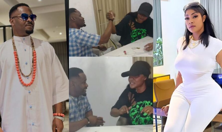  Zubby Micheal and Angela Okorie finally settle and make peace with each other (Video)