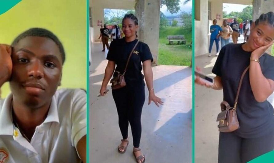 Reactions as Man Posts Video of Prettiest Girl in His Class, People React on TikTok