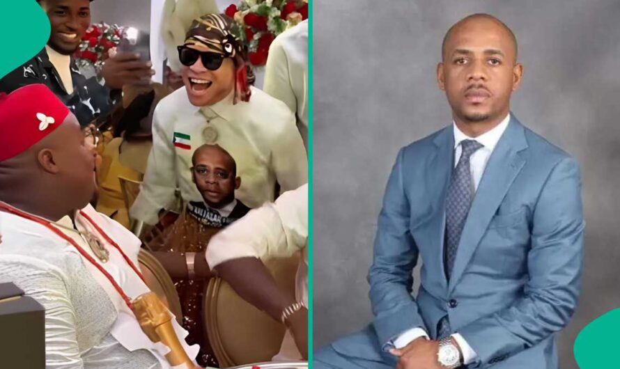 Baltasar Engonga: Fake Pocolee Wears Shirt with Equatorial Guinea’s Man’s Face at Okocha’s Wedding