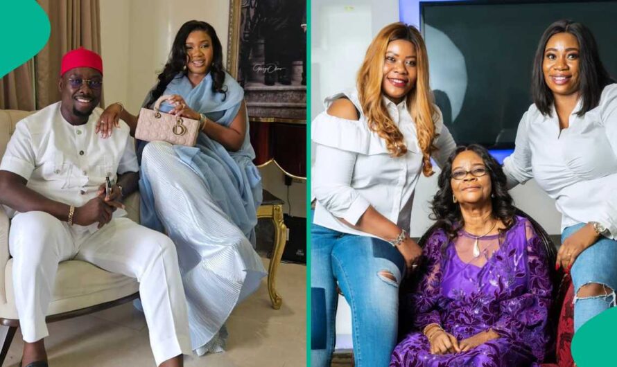 Obi Cubana Shares Family Photos With Late Mum, Speaks on How They Are Faring: “Thank God for Unity”