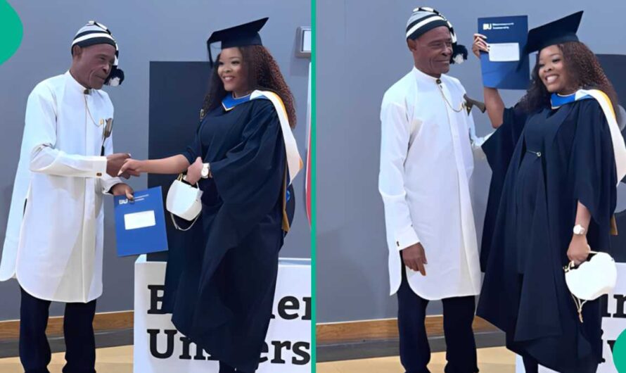 Lady Completes Studies in UK, Honours Father Who Sponsored Her from Primary School to Master’s Level